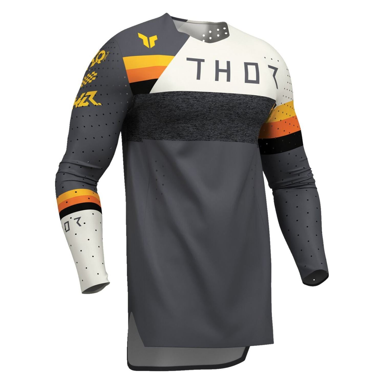 Thor 2026 Sportmode League Charcoal Vintage MX Jersey